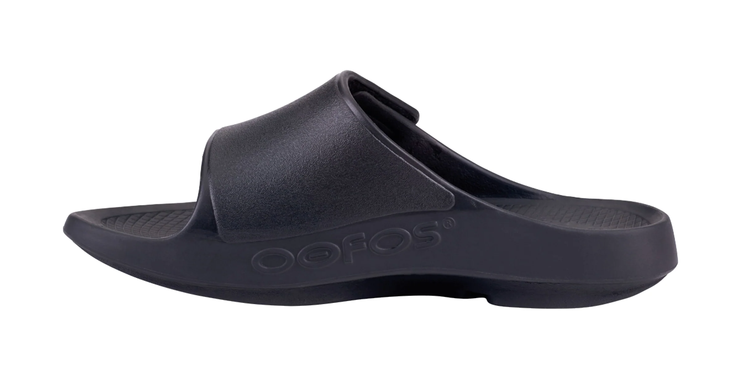 Women's OOahh Sport Flex Slide Sandal - Matt Black - Image 3