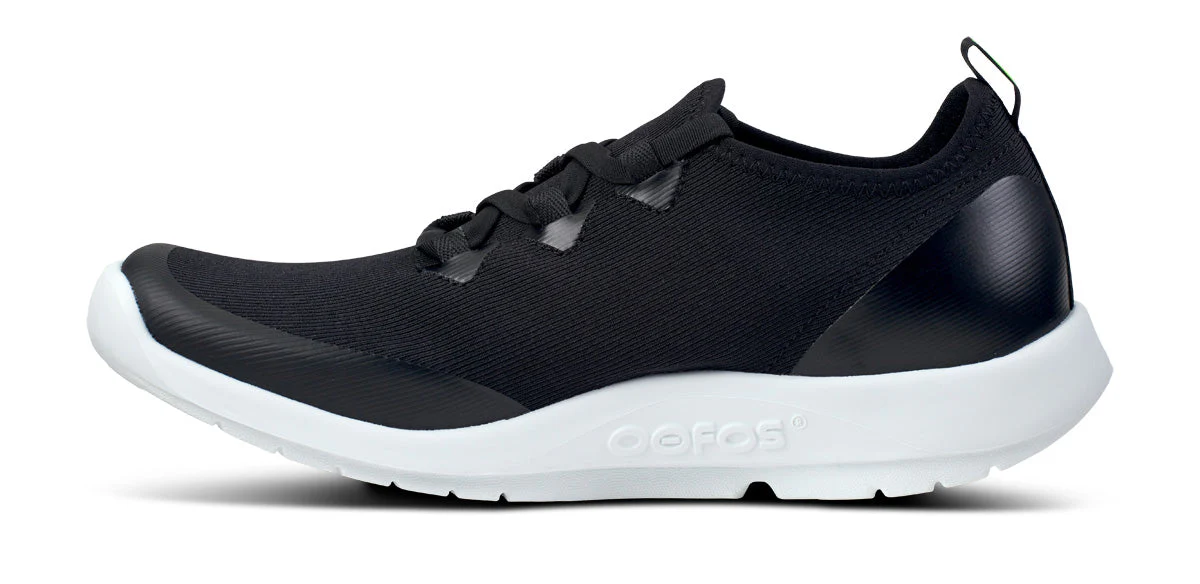 Women's OOmg Sport Lace Shoe - White Black - Image 3